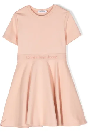 Calvin Klein Robe évasée à logo imprimé
