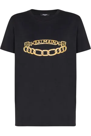 Balmain T-shirt à imprimé Chain