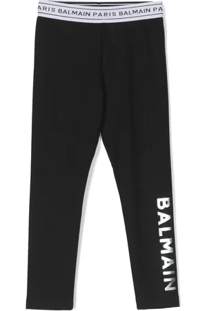 Balmain Legging à empiècement à logo