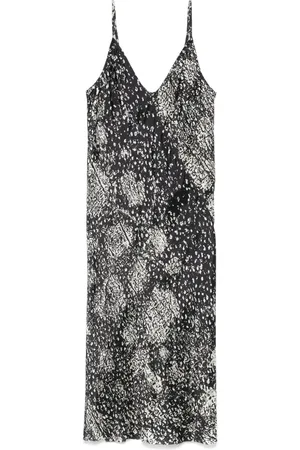 Rick Owens Robe-nuisette à imprimé Wolf