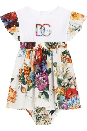 Dolce & Gabbana Robe en coton à fleurs