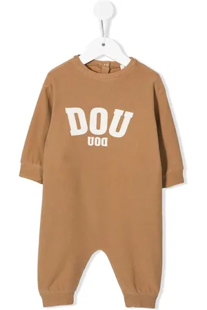DOUUOD KIDS Grenouillère à logo imprimé