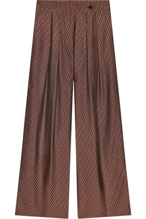 DRIES VAN NOTEN Pantalon ample à design plissé