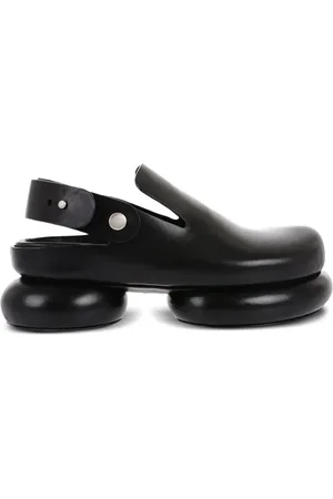 Jil Sander Ballerines en cuir à semelle épaisse