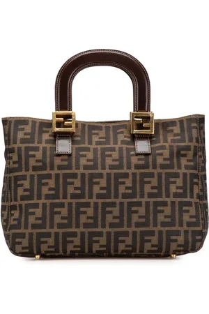 Fendi 2000-2010 Small Zucca Canvas Twins tote bag