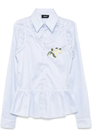 EgonLab Chemise en coton à rayures
