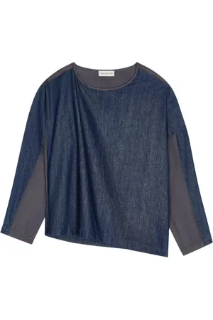 DRIES VAN NOTEN Blouse à empiècements contrastants