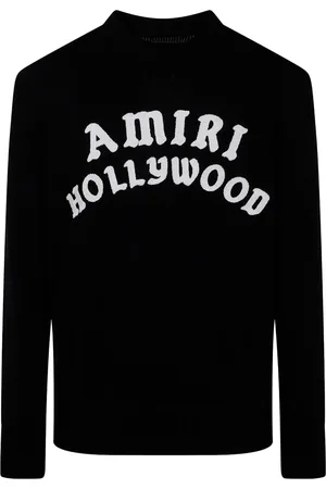 AMIRI Hollywood logo-embroidered knit sweater