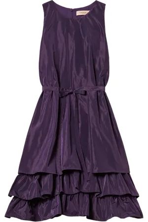 Twin-Set Robe à ourlet volanté