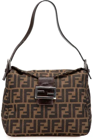 Fendi 2010-2024 Zucca Canvas Double Flap Mamma shoulder bag