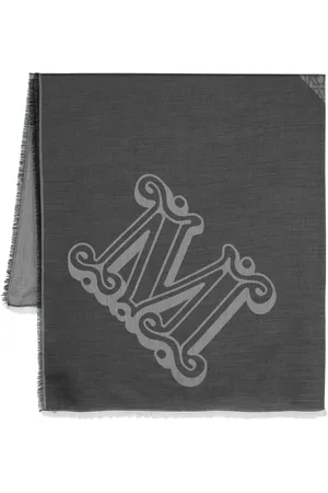 Max Mara écharpe à motif monogrammé en jacquard