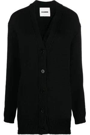Jil Sander Cardigan en laine à boutonnière
