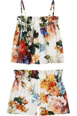 Dolce & Gabbana Ensemble short en coton à fleurs