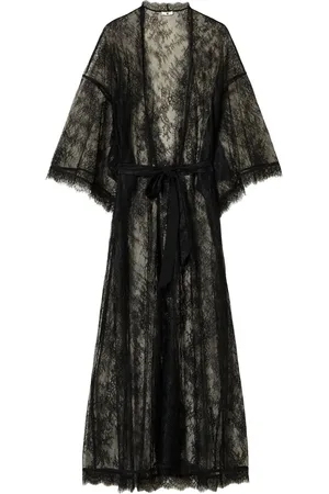 Twin-Set Robe de chambre à taille ceinturée