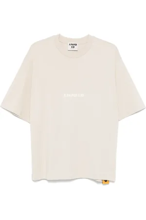 A PAPER KID T-shirt à logo imprimé