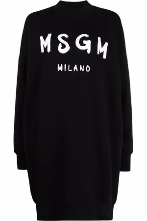 Msgm Robe-sweat à logo