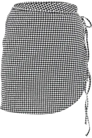 Hunza G Mini checkered skirt