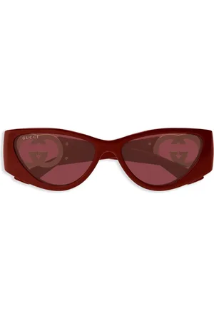 Gucci Lunettes de soleil à monture papillon