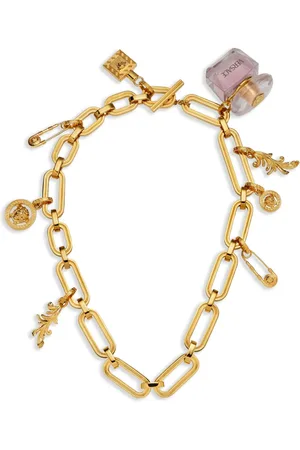 VERSACE Collier à logo imprimé