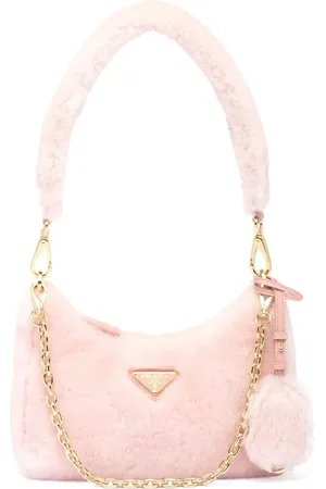 Prada Mini sac Re-Edition en peau lainée