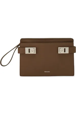 Salvatore Ferragamo Sac cabas en cuir à boucle Gancini