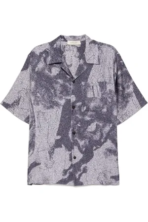 QASIMI Chemise à imprimé graphique