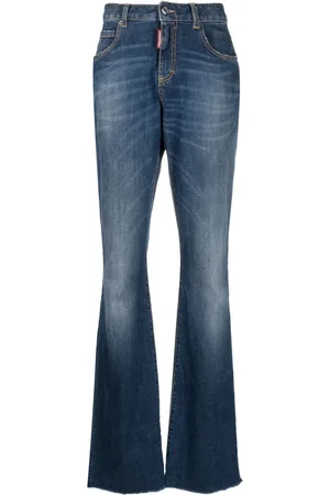 Dsquared2 Jean évasé à patch logo