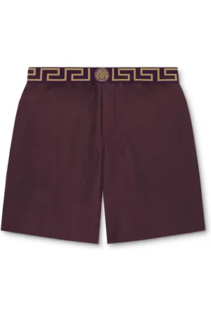 VERSACE Short de bain à détail Greca