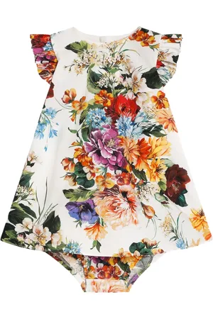 Dolce & Gabbana Robe en coton à fleurs