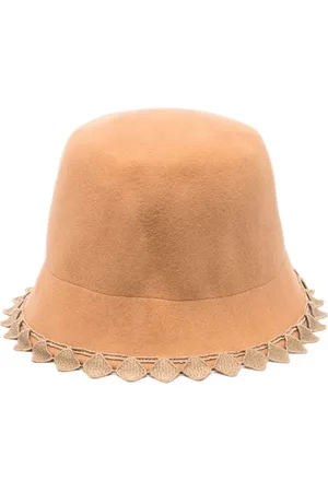 Mimisol Chapeau en laine à bordure géométrique