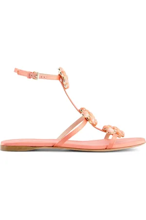 Giambattista Valli Sandales en cuir à fleurs