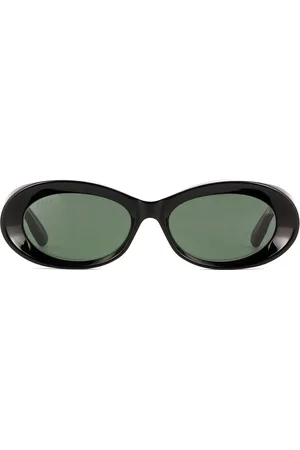 Gucci Lunettes de soleil à monture ovale