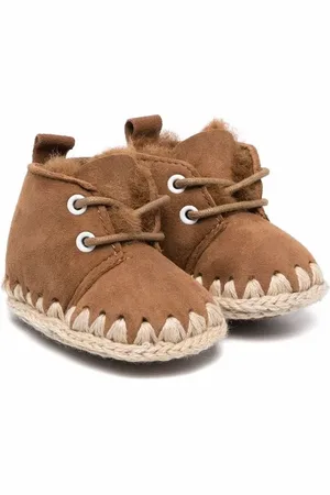 Mou Bottines lacées en daim