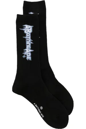 A Bathing Ape Chaussettes longues à logos