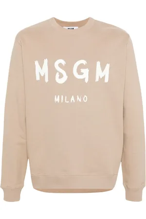 Msgm Sweat en coton à logo imprimé