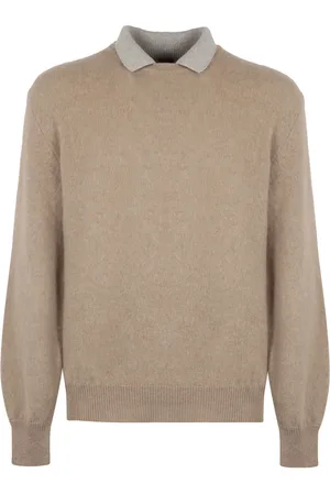 Kiton Pull à effet brossé