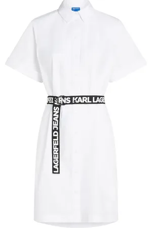 Karl Lagerfeld Robe-chemise en coton