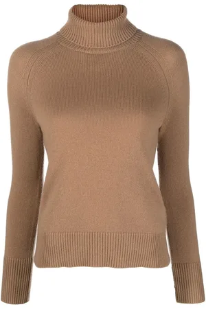 Max Mara Pull en cachemire et laine mélangés à col roulé