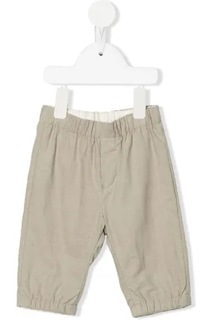 Emporio Armani Pantalon nervuré à taille élastiquée