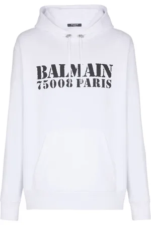 Balmain Hoodie à logo imprimé