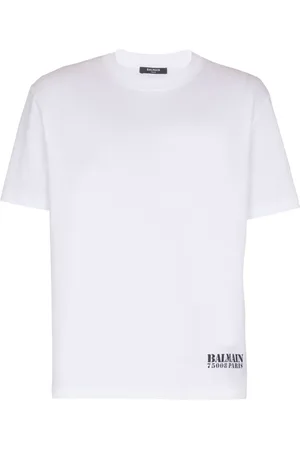 Balmain T-shirt à logo imprimé