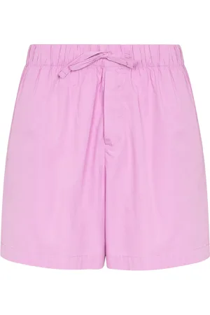 Tekla Short en popeline à taille haute