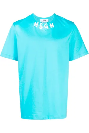Msgm T-shirt en coton à logo imprimé