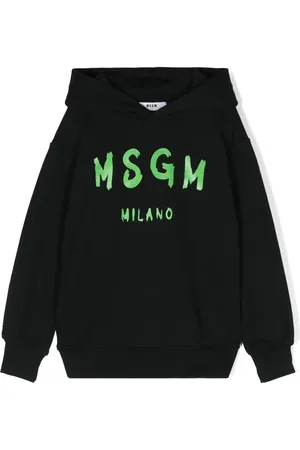 Msgm Hoodie en coton à logo imprimé