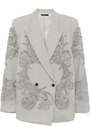 Taakk Blazer à boutonnière croisée