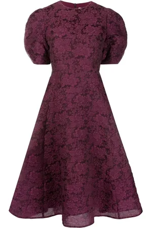 Erdem Robe évasée à fleurs