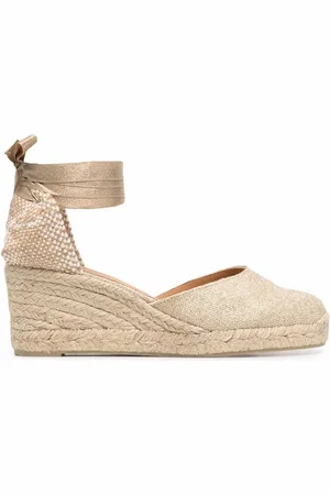 Castaner Espadrilles compensées à bride cheville nouée