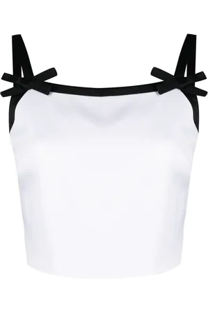 Msgm Haut crop à détail de nœud
