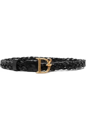 Dsquared2 Ceinture tressée à boucle logo