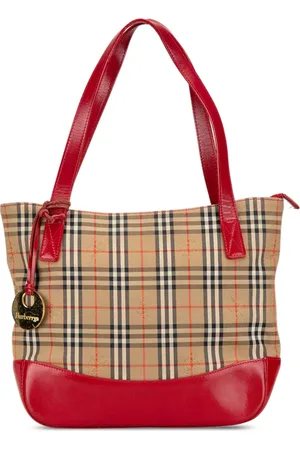 Burberry Sac à main à motif Haymarket Check (2000-2017)